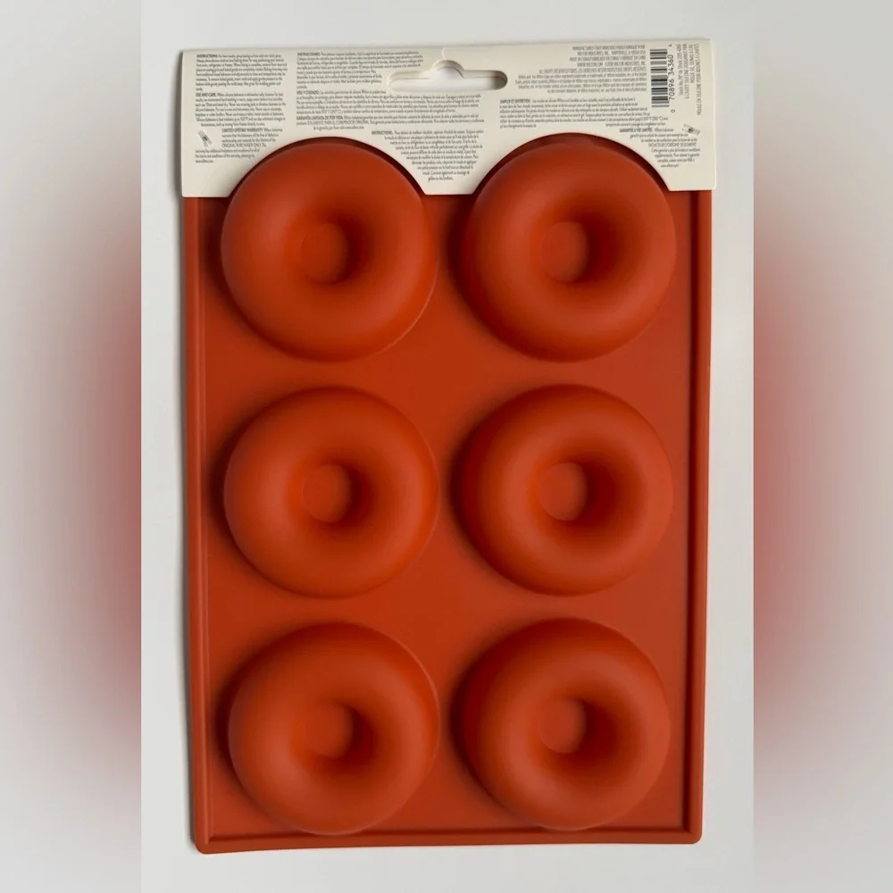 NEW Wilton Donut Mold Silicone Pan - Picture 2 of 3